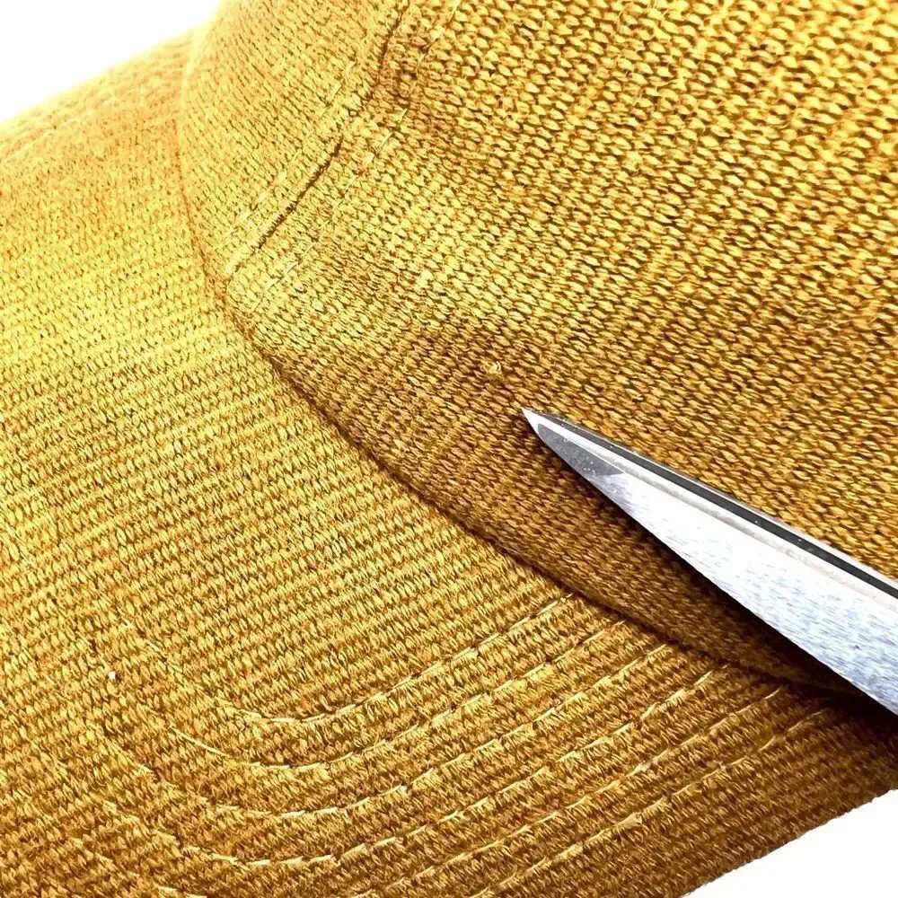 NWT Stiksen Unisex 105 Mustard Unconstructed Canvas Baseball Hat Size Medium